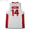pas cher personnalisé 14 Zac Efron Troy Bolton East High School Wildcats blanc rouge Retro Basketball Jersey XS-5XL NCAA