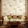 Wallpapers Chinese Landscape Painting Wallpaper Living Room Study Teahouse Background Restaurant Porch Style Ink Classic1