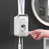 Set di accessori per il bagno Dispenser automatico di dentifricio Porta spazzolino Montaggio a parete Porta spazzolino Spremi dentifricio251n