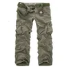 Spring & autumn Men's Loose Multi-Pocket Camouflage Pants Men Casual Cotton Straight Washed-Pocket Pants Male Trousers 40 LJ201104