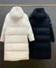 Winter New Warm and Thick Down Jacket Mid-length Men and Women Same Style Super Soft Perfect-fit Long Jacket FL415 Sports and Leisure Long