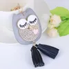 Keychains Cute Bird Rhinestone Keychain Tassel Decor Pendant Key Chain Car Keyring Bag Leather Holder Llavero Jewelry Gifts#38 Fred22