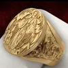 S1837 joyería de moda caliente anillo de la Virgen María hombres mujeres anillo