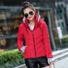 Femmes duvet Parkas hiver manteau femmes 2021 grande taille col montant court fermeture éclair mince chaud veste femme Lassie Chamarras De Mujer1