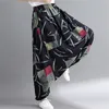 Kadın Boho Harem Pantolon Gevşek Boy Karışımlı Pamuk Streetwear Hip Hop Dans Pantolon Etnik Baskı Hippi Pantolon 201228