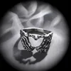 Cluster Rings Vintage Bohemian Crescent Lady Ring 2022 Fashion Trend Engagement HipHop Punk Mushroom Men And Women Jewelry Gift