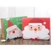 Kerst geschenkdoos snoepjes verpakking cookie papieren dozen met boog Santa Claus decoratie verpakken snoep voor kinderen party DHL gratis