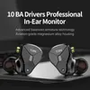 Unité de pilote TRN BA5 5BA dans l'oreille 5 Amartture équilibrée HiFi DJ Monitor Earphone Earbuds