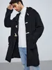 hooded dufle coat