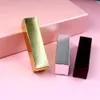 lipstick lip gloss mascara lipstick Packaging Boxes for customized pink gold silver black 25*25*115mm