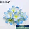 20PCS PU Artificial Plumeria Hair Flower Stems Natural Real Touch Frangipani Flowers for Wedding Centerpieces DIY Accessories