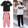 Mädchen Kleidung Sommer Kurzarm Shirts + Hosen Anzüge Kinder Sport Kleidung Teen Kinder Kleidung Sets 5 6 7 8 9 10 12 Jahre 201031