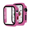 Casos de vigilância dura fosca com protetor de tela para Apple Watch7/6/5/4/3/2/1 Casos de cobertura completa 41mm 45mm 38mm 40mm 42mm 44mm SmartWatch Case