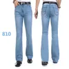 Haute Qualité Printemps Été Hommes Smart Casual Boot Cut Jeans Business Flare Pantalon Plus La Taille Pantalon 201111