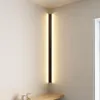 Luminária de parede canto moderno led minimalista luminária interna acessório de arande