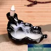 Creative Lotus Burner Backflow Tower Incense Cones Burner Incense Stick Holder Keramiska Censer Hem Dekoration Tehus