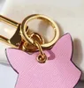 Animal Fox KeyChains mode sleutel gesp bundel Pand Pendant Bags Design Chains Key Buckle Keychain Letter Top Kwaliteit Women Bag Accessoires