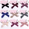 Baby Girls Bows Hairclips Solid Velvet Barrettes Toddler Party Hårklipp Kids Barrette Designer Boutique Hårtillbehör 26 färger BT6002