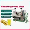 Rostfritt stål manuell sockerrörsaftmaskin Sockerrör Juicer Cane-Juice Squeezer Sockerrörsaft Extractor Machine CE