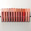 Rossetto di trucco di marca 12 colori opaco Lip Gloss Lustre Rossetti retrò Gelo Sexy Rossetti opachi 4.5g 12 colori spedizione gratuita