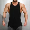 Hommes débardeurs motif été musculation haut hommes Stringer gilet Fitness hommes marque vêtements coton Muscle chemise entraînement débardeur