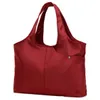 Bolso de mano impermeable simple de marca de moda para mujer, bolso de hombro, bolso rojo lum