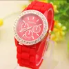 Neueste Mode Shadow Geneva Uhr Kristall Diamant Legierung Shell Jelly Gummi Silikon Sport Uhren Männer Frauen Candy Casual Kinder Uhr