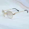 Lunettes de soleil de luxe de haute qualité 20% de réduction rétro ronde hommes mode métal vintage nuances pour femmes lunettes de fête cadeau Gafas Sol