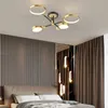 Lámparas De techo LED modernas, lámpara De araña nórdica para sala De estar, decoración artística para dormitorio, Lamparas De Techo