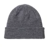 Diy Solid Beanie Winter Hats For Women Men Autumn Docker Brimless Cap Designer Bonnets Whole Ladies Accessories Black Skullcap3379