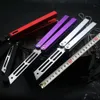 Bir Balisong Triton Trainer Kelebek Eğitim Bıçağı Keskin Alüminyum Hanldle Burç Sistemi BM Squid Industries Sea Monster9301983