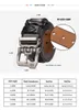 Belts BISON DENIM Men Belt For Cowskin Genuine Leather Personality belt Buckle Quality Male Brown Strap Vintage Jeans N71223 220913