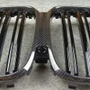 Glossy Black Car Grilles ABS Material For B-MW X5 G05 M Color With Camera Hole Front Mesh Grille