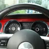 Car Dash Board Decoration Panel Trim Red Carbon Fiber 3PC per Ford Mustang 2009-2013 Accessori per interni auto