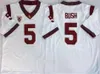 2020 USC Trojans Vintage Jersey 5. Reggie Bush 32 OJ Simpson Allen 9 Kedon Slovis 43 Troy Polamalu 55 Junior Seau Kolej Futbol Formaları