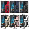 Hybrydowa obudowa z pancerzem dla Samsung Galaxy A52 A72 A02S A12 A32 A42 Niewidzialny kickstainst ShockProof Cover D1