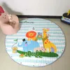 Animal Printed Round Kids Children's Carpet Baby Cotton Developing Rug Puzzle Play Mat Storage Bag Toys LJ200911