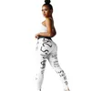 Womens Brief Digitale Patroon Broek Mode Trend Elastische Taille Casual Yoga Fitness Sports Jogger Broek Designer Vrouwelijke Slanke Leggings Pant