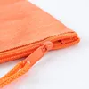 Mesh File Bag Waterproof Canvas Zipper Pencil Case Double-layer Material Office School Supply Stationery Bag Students Document Bags ZYY450