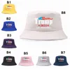 NewTrump Bucket Sun Cap 28 Styles USA Wybory Trump2024 Fisherman Hat Read America Great Party Hats CCD13014