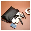 HBP YUSE الكنغر ماركة رجال الأعمال عالية السعة محافظ بو الجلود الخليوي الهاتف مخلب مخلب حقيبة محفظة يد حقيبة أعلى سستة المحفظة