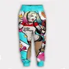 Yeni Erkekler Kadın Harley Quinn Komik 3D Baskı Moda Trailtsits Crewneck Hip Hop Sweatshirt ve Pantolon 2 adet Set Hoodies TZ09215H