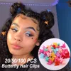 20/50 / 100PC Mieszane Kolor Butterfly Hair Klipy Grip Claw Barrettes Mini zaciski szczęka Hairpin Headdress Akcesoria do stylizacji włosów