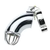 NXY Cockrings Male Chastity Steel Dispositivo de acero inoxidable Jaula para hombres Cinturón de metal Anillo para el pene Juguetes sexuales Cock Lock Bondage Productos para adultos 1214