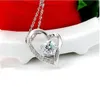 Crystal Necklace Austrian crystal Diamonds Statement Necklace Class Elements women luxury Jewelry Love Necklace