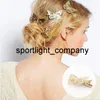 2020 Moda Firkete Düğün Saç Pins Altın Kadın Kızlar Gelin Kelebek Saç Scrunchies Klipleri Headdress Saç Aksesuarları