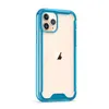 Acrílico claro TPU PC para trás duramente à prova de choque para o iPhone 12 Mini Pro max 11 Pro Max XR XS 6 7 8 Plus Para Samsung Nota 20 S20 Ultra S10 S9 p