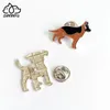 Stift broscher söt hund djur emalj härlig många slags stil lapel tecknad märke vän smycken tillbehör gåva grossist kirk22