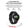 DT95 Bluetooth Call Smart Watch ECG IP68 방수 혈압 산소 모니터 스마트 워치 남성 가죽 스트랩 손목 Watche8951600