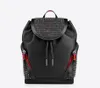 Top Fashion boys Girl Outdoor backpack high quality lovers school bag handbags studded rivets real leather women men Branded backpacks